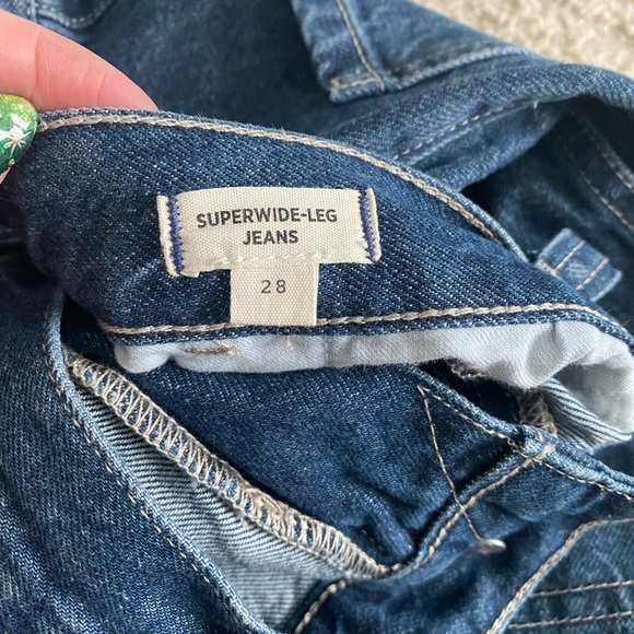 Madewell super wide leg jeans - Picture 4 of 5